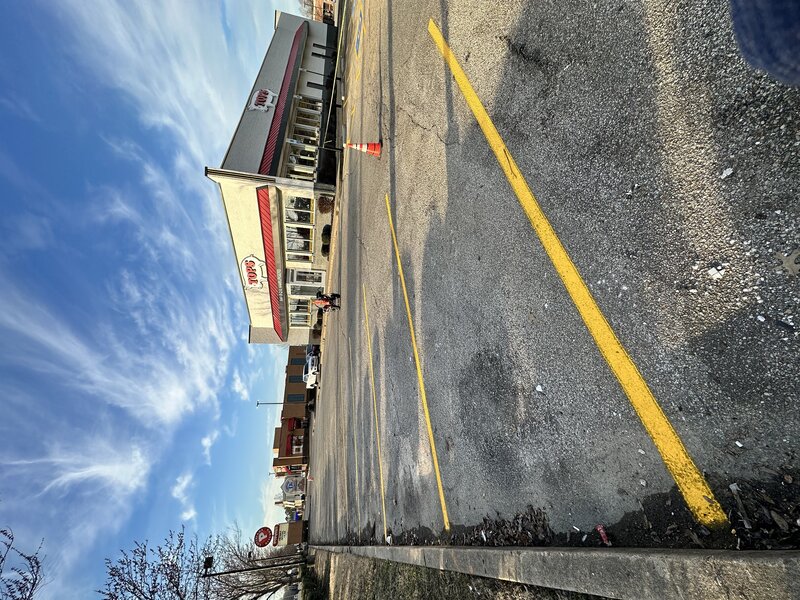 Parking Lot Striping at Topps BBQ in Memphis, TN